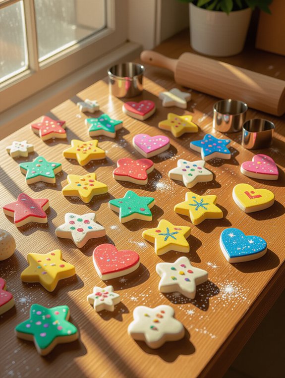 salt dough ornament crafting