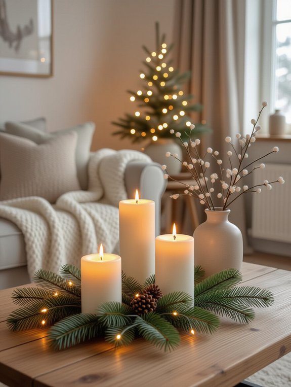scented candles enhance ambiance