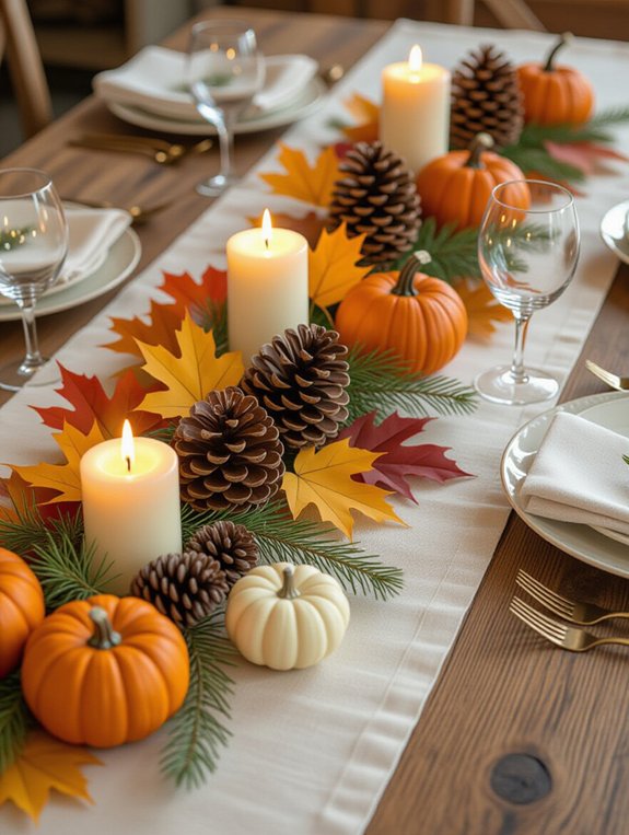 scented pinecones for ambiance