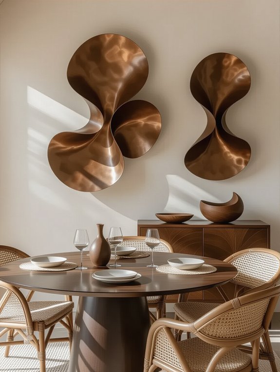 sculptural wall art enhancements