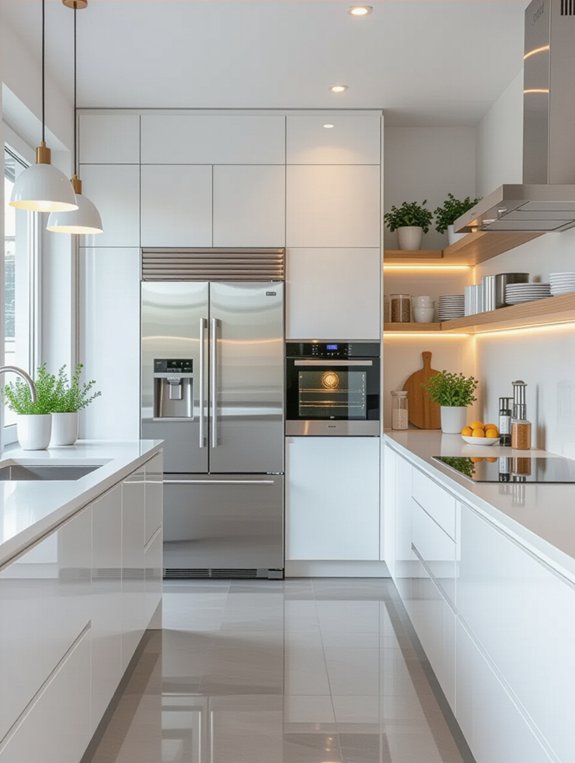 seamless integrated kitchen appliances
