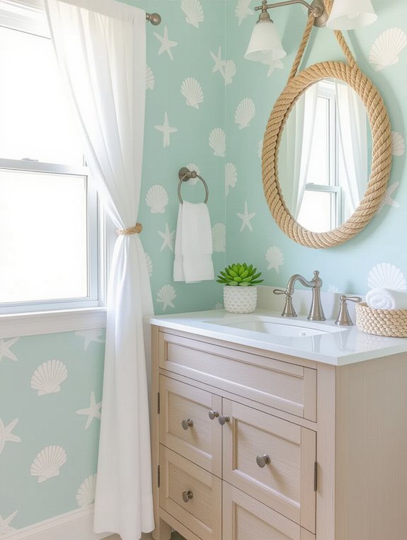seaside sanctuary bathroom decor