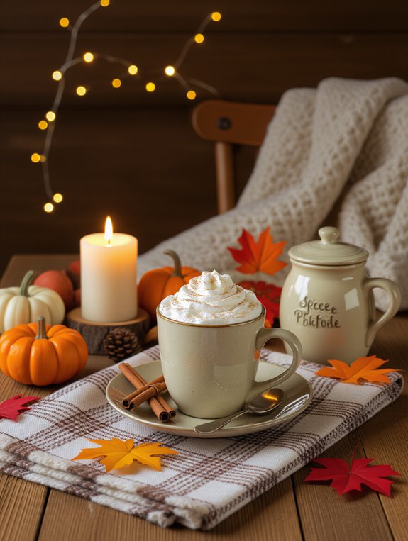 seasonal coffee station decor