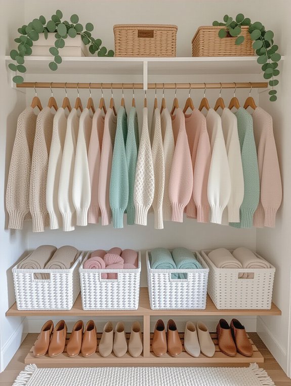seasonal decor closet refresh