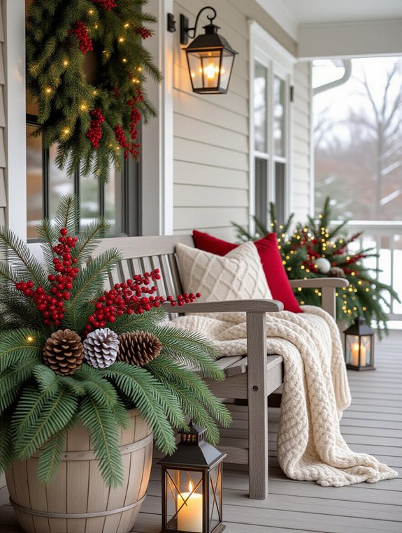 seasonal greens for porches