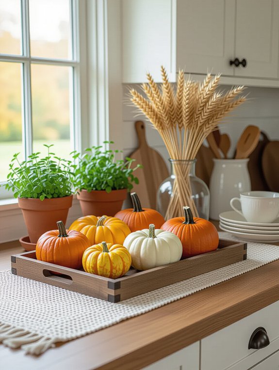 seasonal kitchen counter display