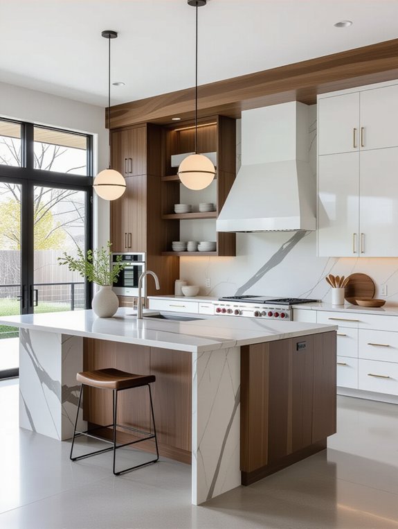 serene functional kitchen design
