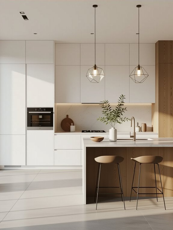 serene functional kitchen design