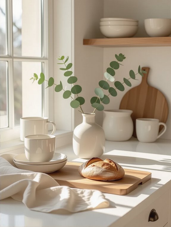 serene minimalistic kitchen design
