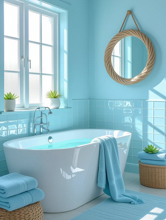 serene powder blue sanctuary