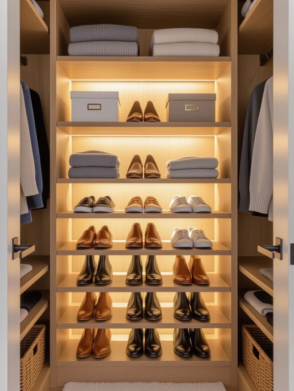 shoe rack organization tips