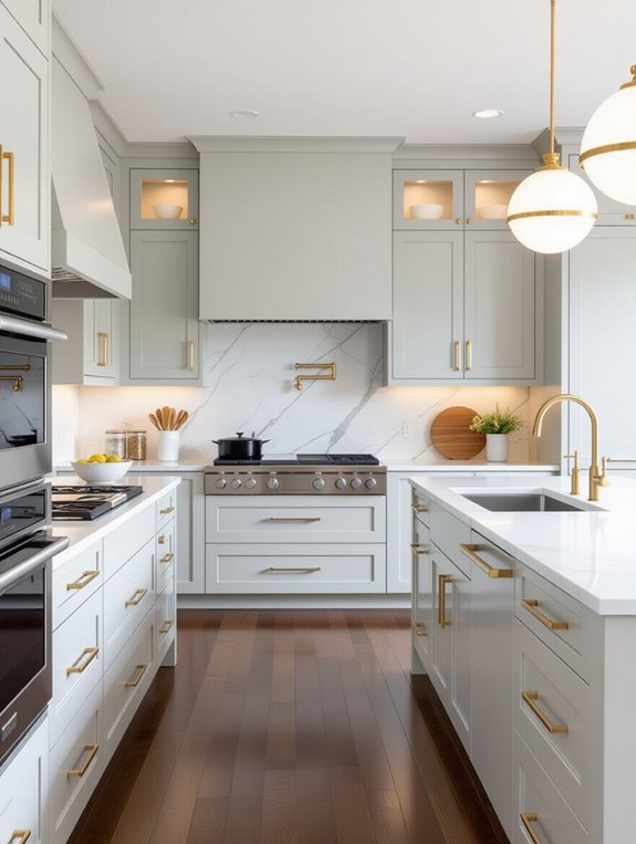 sleek elegant kitchen design