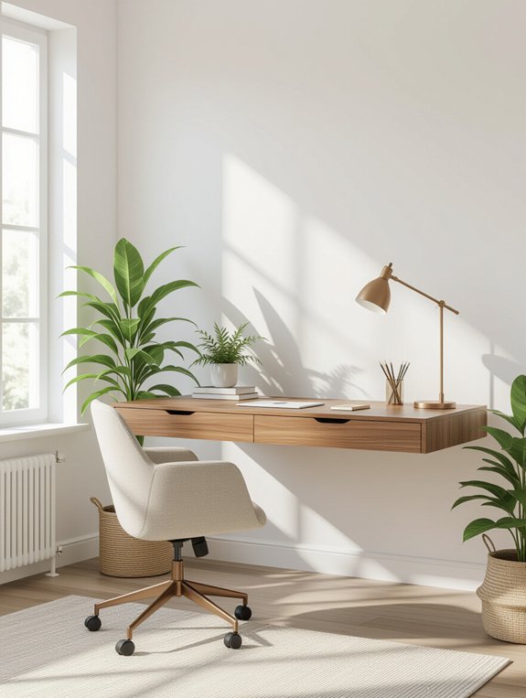 sleek modern functional workspace