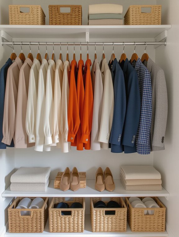 slim hangers maximize closet space