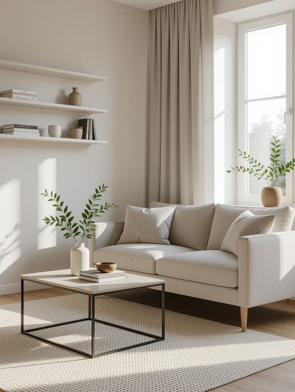 slim seating for small spaces