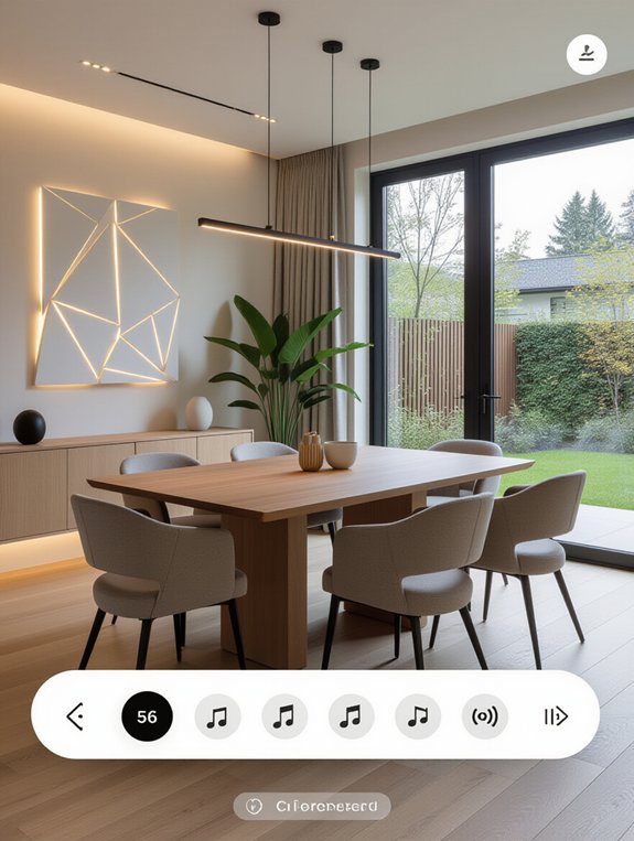 smart dining room convenience