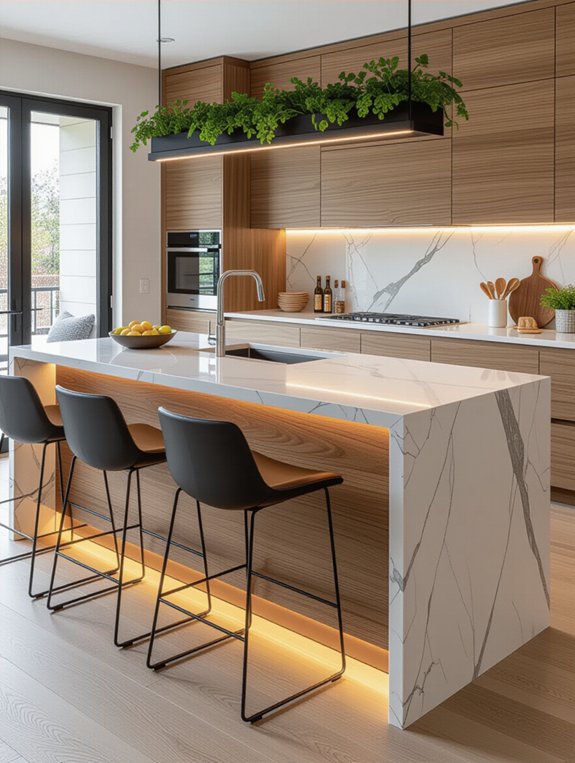 smart kitchen island features
