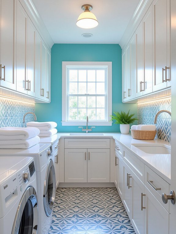 smart lighting for laundry