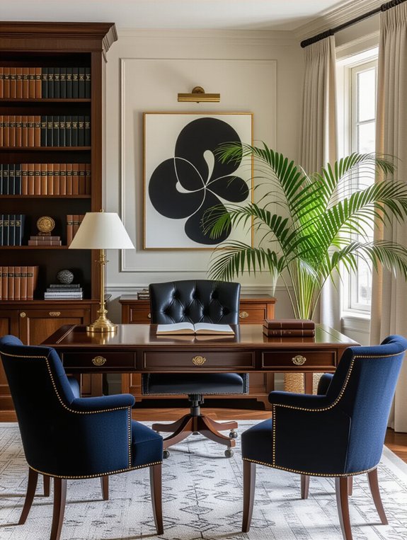 sophisticated office design elements