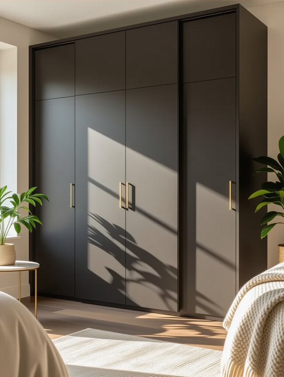 sophisticated space saving sliding doors