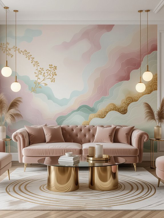 sophisticated wall mural options