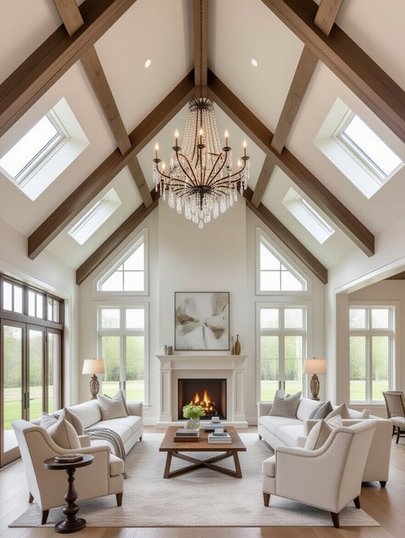 spacious airy living room