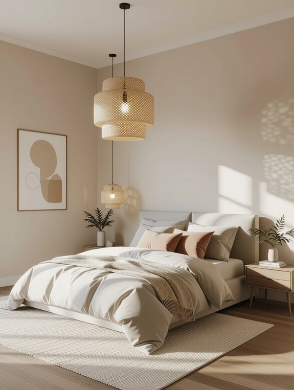 statement lighting enhances decor