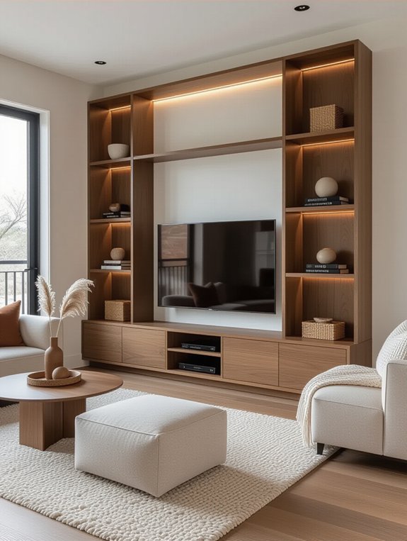 stylish compact entertainment center