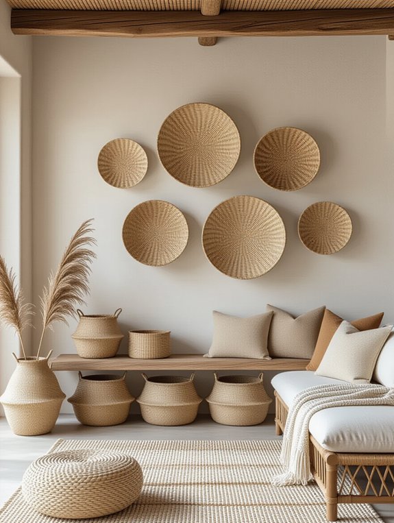 stylish functional woven decor