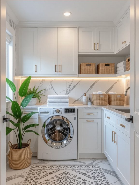 stylish laundry room transformation