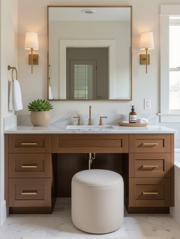stylish seating vanities solution