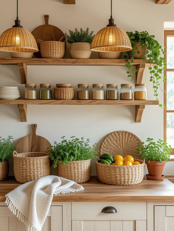stylish storage with baskets