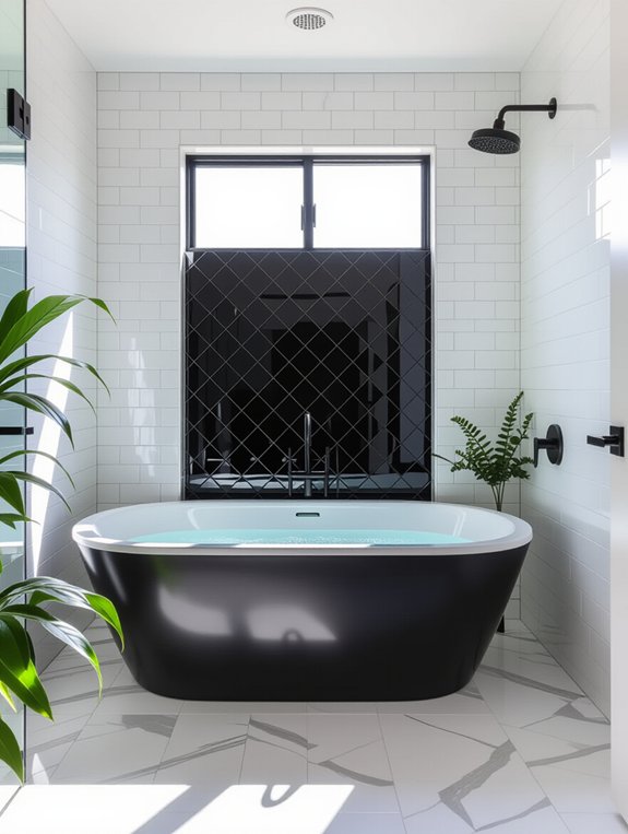 stylish unique shower features