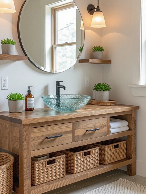 sustainable eco friendly bathroom vanities