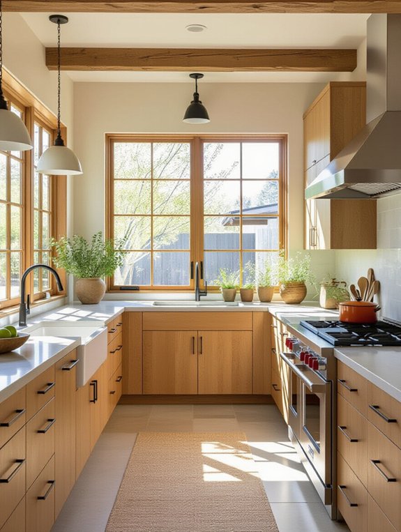 sustainable kitchen design materials