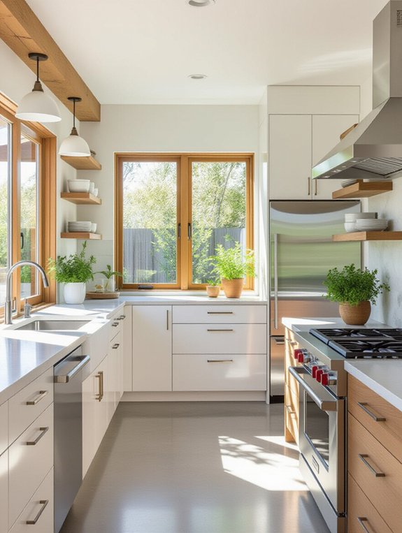 sustainable minimalist kitchen design