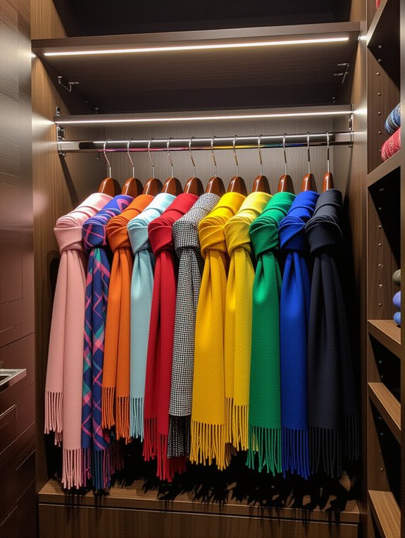 tension rods for organization