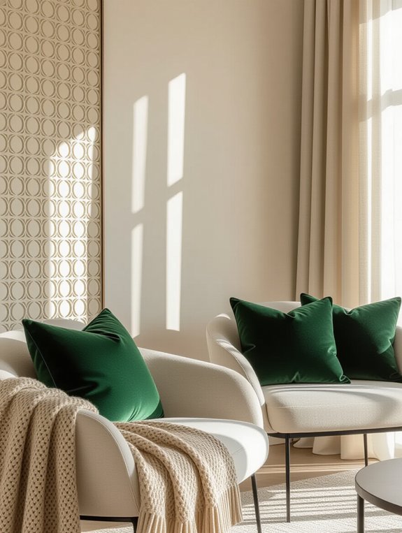 textured fabrics enhance workspace