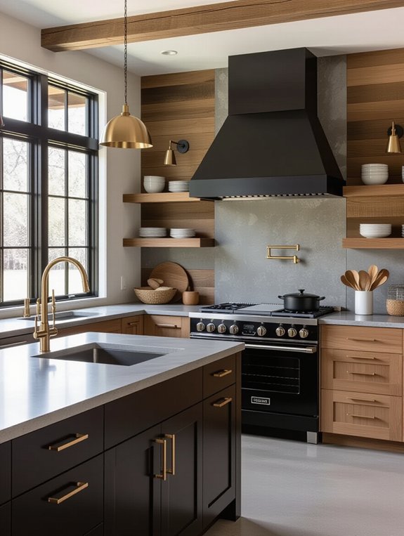 textured finishes enhance kitchens
