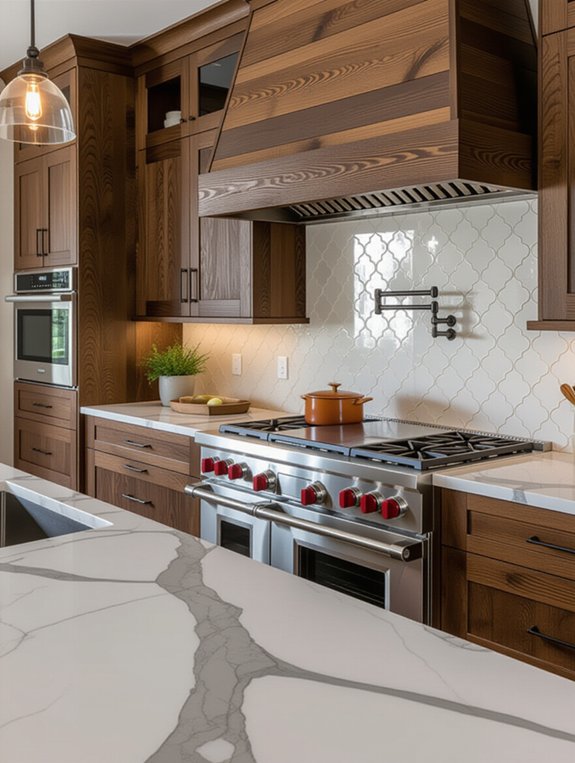 textured surfaces enhance kitchens