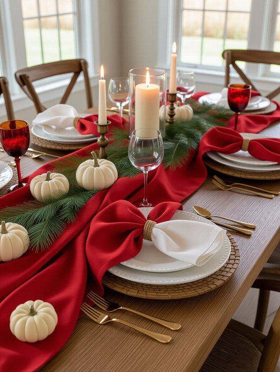 textured table linens elevate