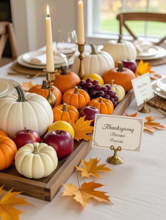 thanksgiving family recipe cards