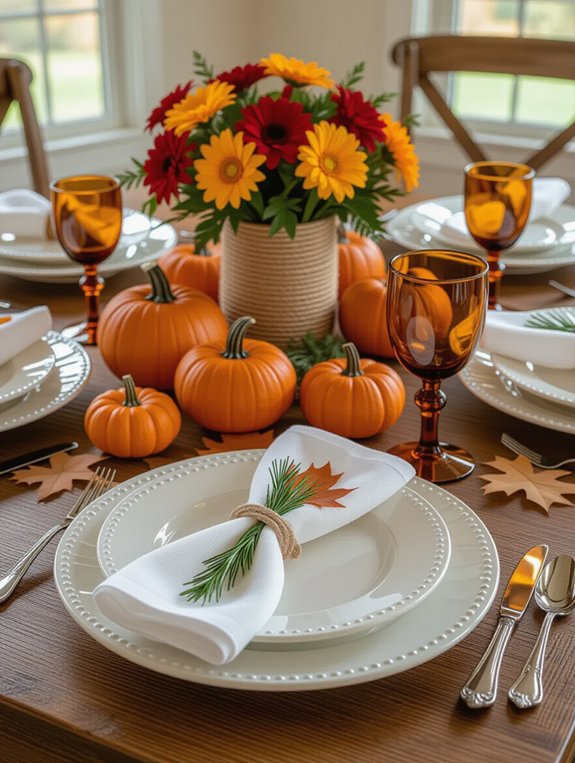 thanksgiving napkin ring decorations