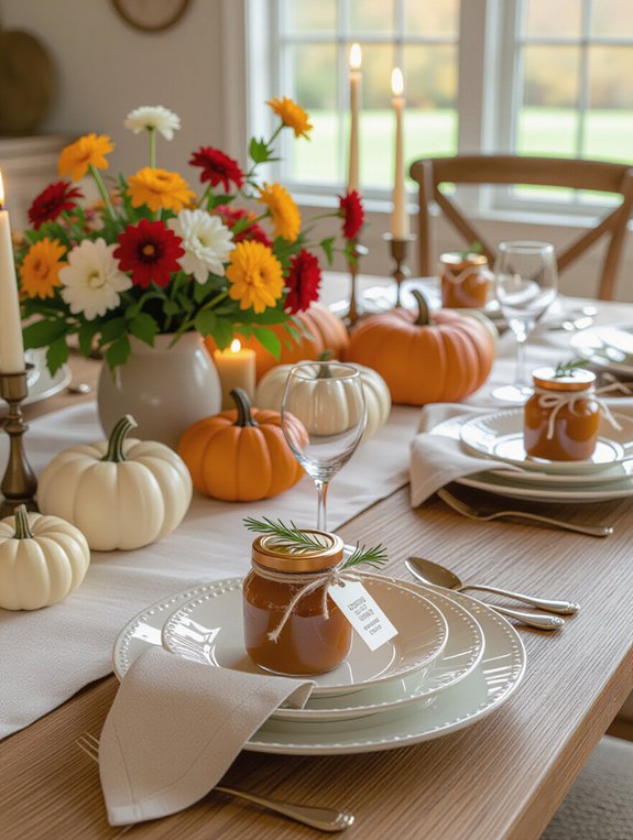 thanksgiving themed guest favors