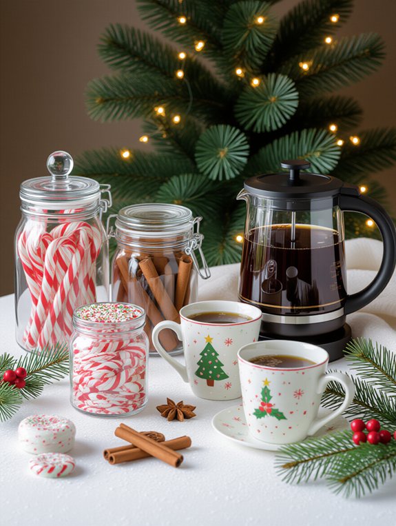 themed festive coffee drinks