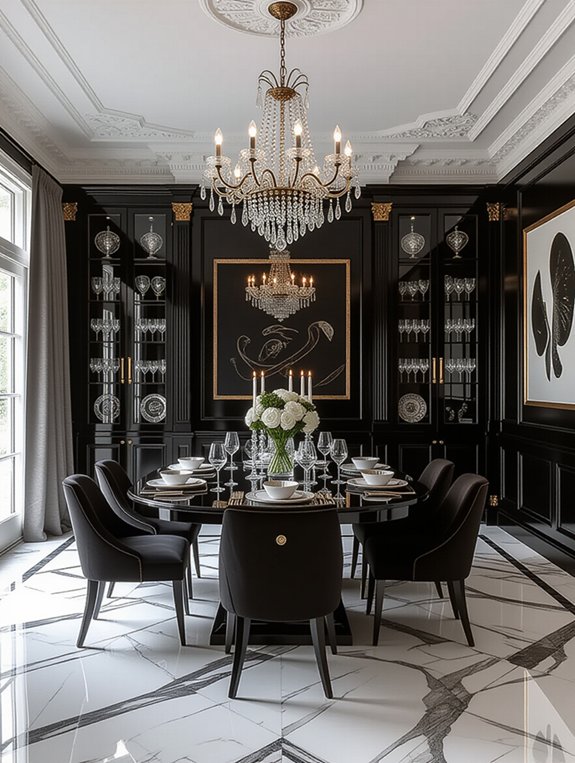 timeless black and white elegance