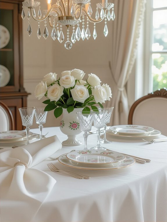 timeless elegant table settings