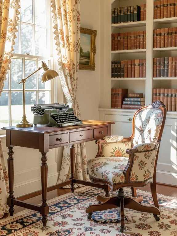 timeless vintage office charm