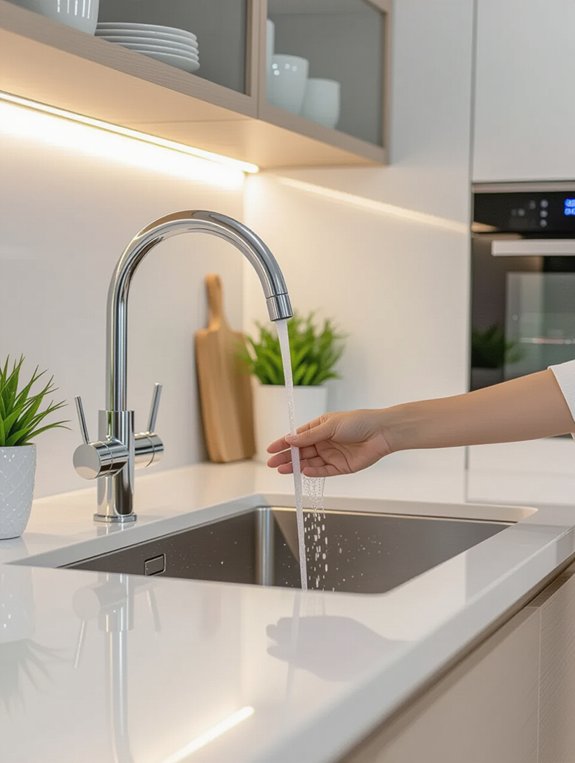 touchless faucets with temperature control