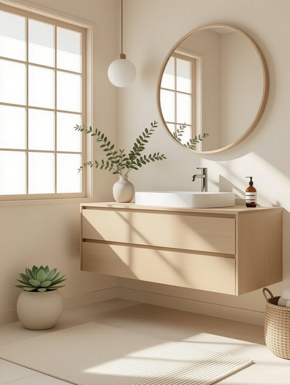 tranquil soft color accents